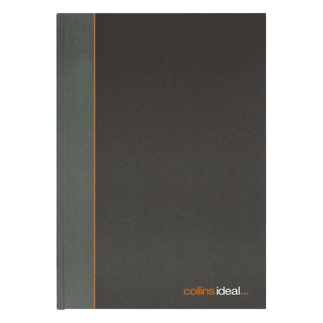 Collins 6448 Ideal Case Bound A4 FeintBlackRuled Book - 384 Pages