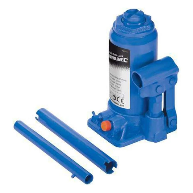 Martinetto idraulico a bottiglia Silverline 4 tonnellate - Alta qualità e facile da usare