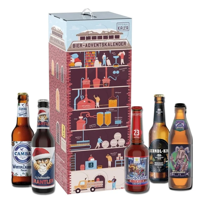 Bieradventskalender Edition Brauturm - Deutsche Bierspezialitäten - 24x 0,33l - Bestückung 2023