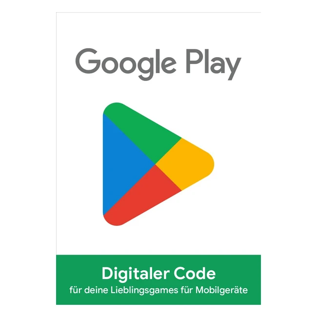 Google Play Gutscheincode 25 - Versand per E-Mail - Code nur in Deutschland einl