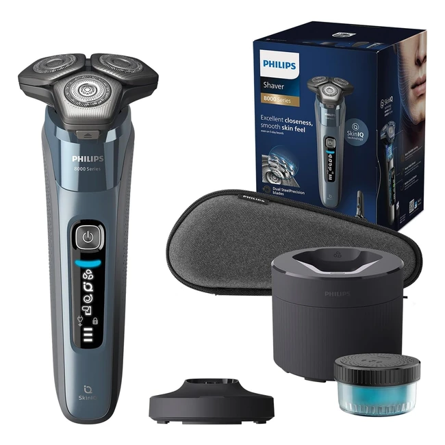 Philips Shaver Series8000: Wet & Dry Electric Shaver with Skiniq Technology