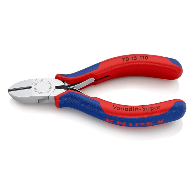Alicate de Corte Diagonal Knipex Cromado 110mm - Modelo 70 15 110