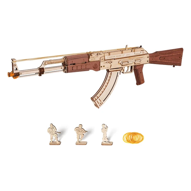 Robotime 3D Wooden Puzzle Toy Rifle Model Kits - Unique Gifts for Kids and Adults