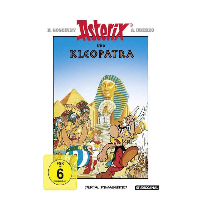 DVD Asterix y Cleopatra Remasterizado Digitalmente Alemania