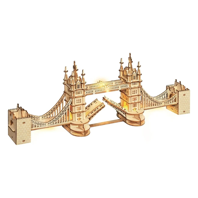 Rolife Tower Bridge Craft Model Kit - Build, Gift, Fun - 113 Pieces