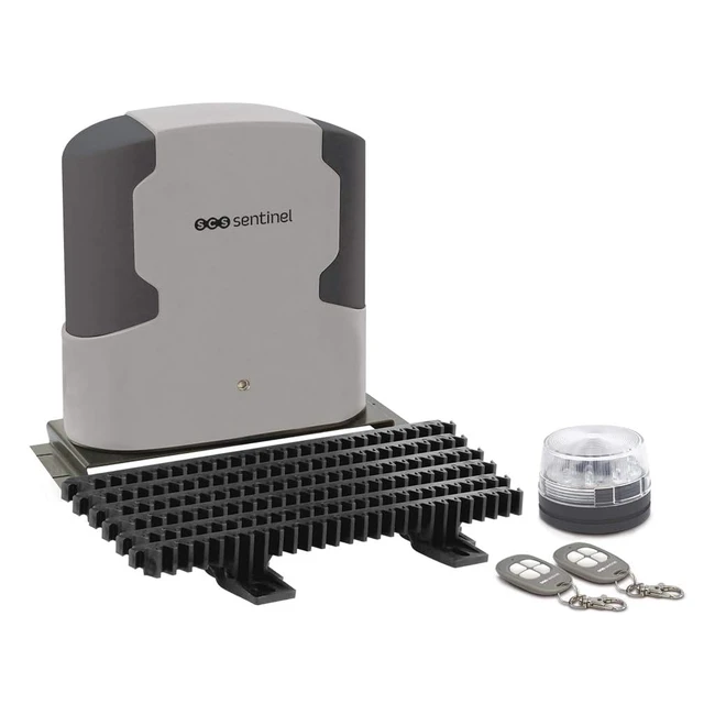 Motorización de Compuerta Deslizante 12V - SCS Sentinel MOCO0062 - Control Remoto - 4m Longitud - 400kg Máximo - OneGate 3