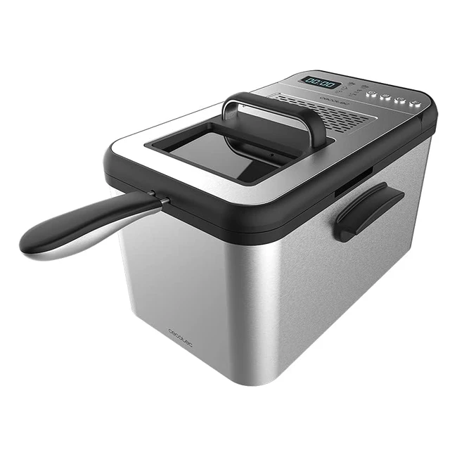 Cecotec Cleanfry Luxury 4000 Digitale Fritteuse 42L Edelstahl Design