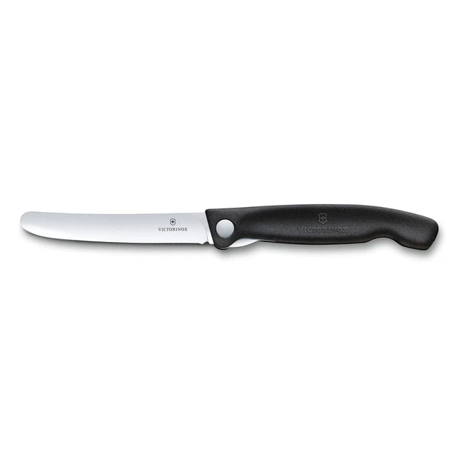 Cuchillo Victorinox Swiss Classic Plegable - Filo Recto - Lavavajillas - Negro