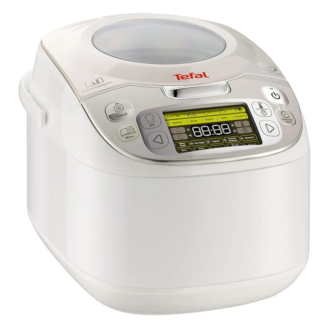 Tefal RK8121 Multicooker 750W - 18L - Acciaio Inossidabile Bianco