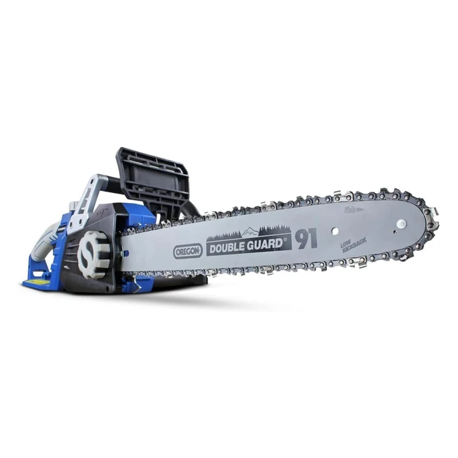 Hyundai 2400W 230V 16 Bar Electric Chainsaw - Lightweight, Easy to Use, 3 Year Warranty