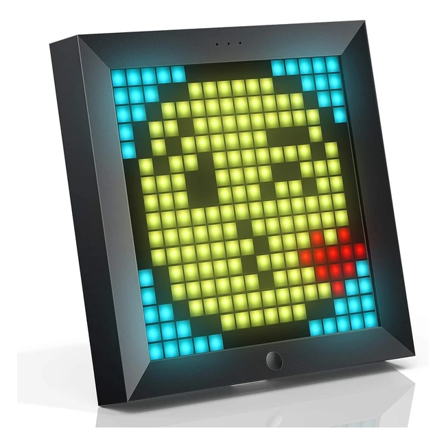 Divoom Pixoo Pixel Art Digitaler Bilderrahmen Programmierbares 16x16 RGB LED Panel Smart Clock