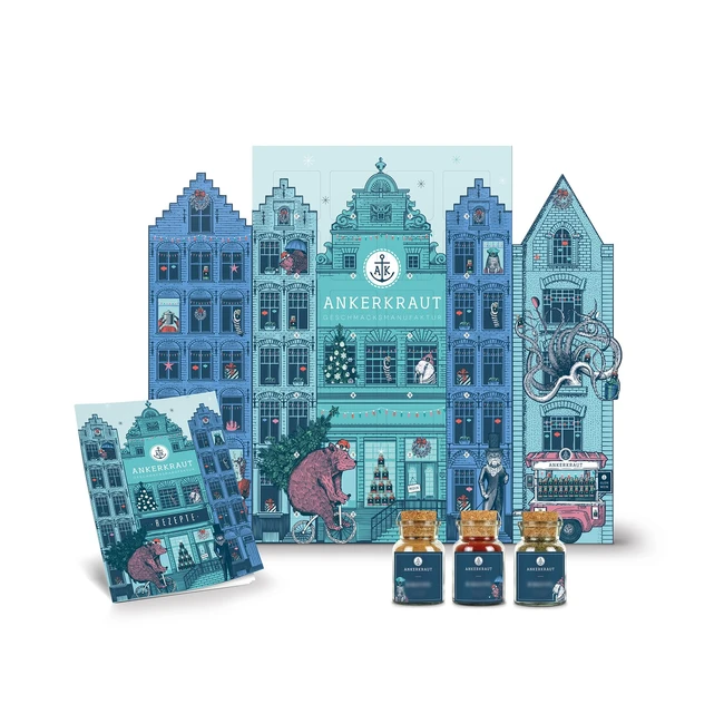 Ankerkraut Premium Adventskalender - 24 Gewrzberraschungen fr die Weihnach