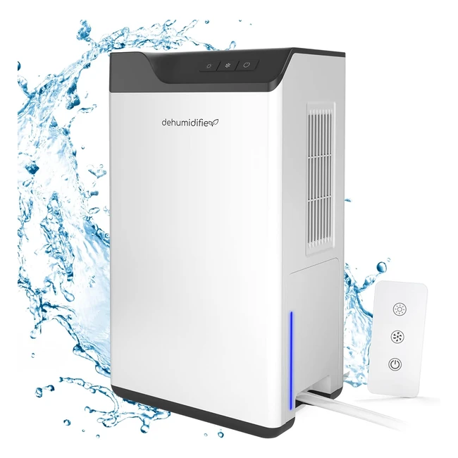 Elektrischer Luftentfeuchter mit Fernbedienung - Dualer Halbleiter - 2L Wasserta