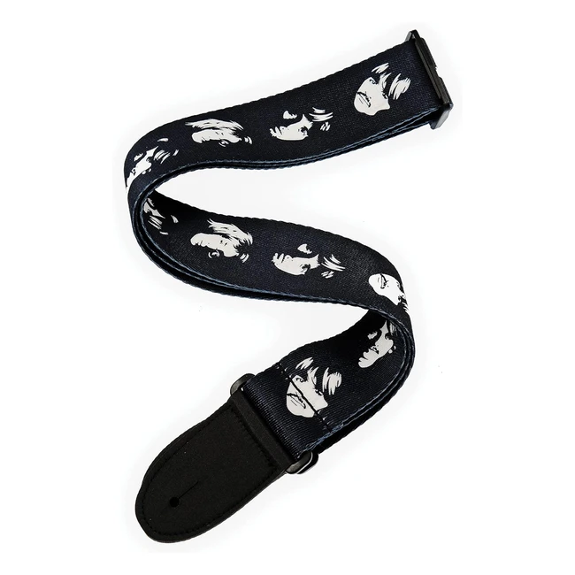 Planet Waves Beatles Guitar Strap - White Album, Iconic Design, Vegan-Friendly