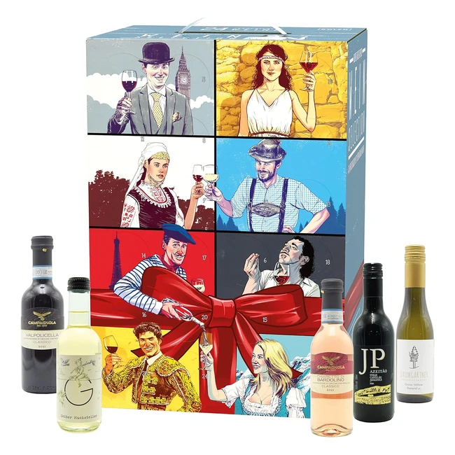 Kalea Wein Tasting Adventskalender - 24 ausgewählte Weine aus aller Welt