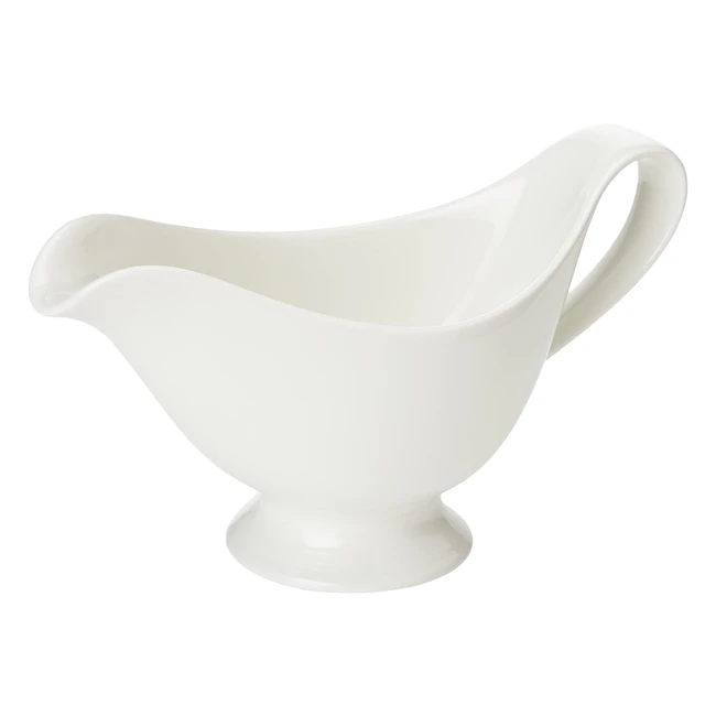 Villeroy  Boch For Me Gravy Boat - Premium Porcelain White 040L - No Drips E