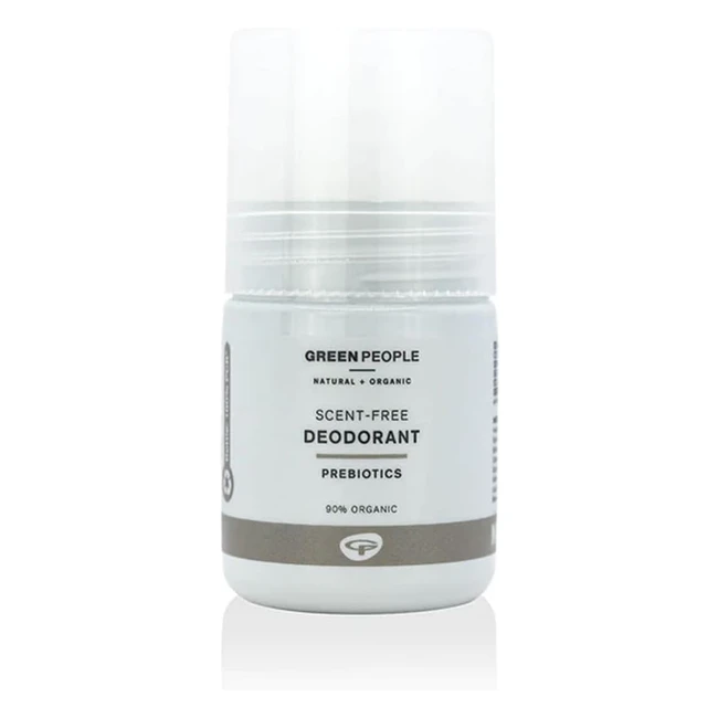 Green People Scent Free Deodorant 75ml - Natural, Organic, Sensitive - Gentle Deodorant for Men & Women