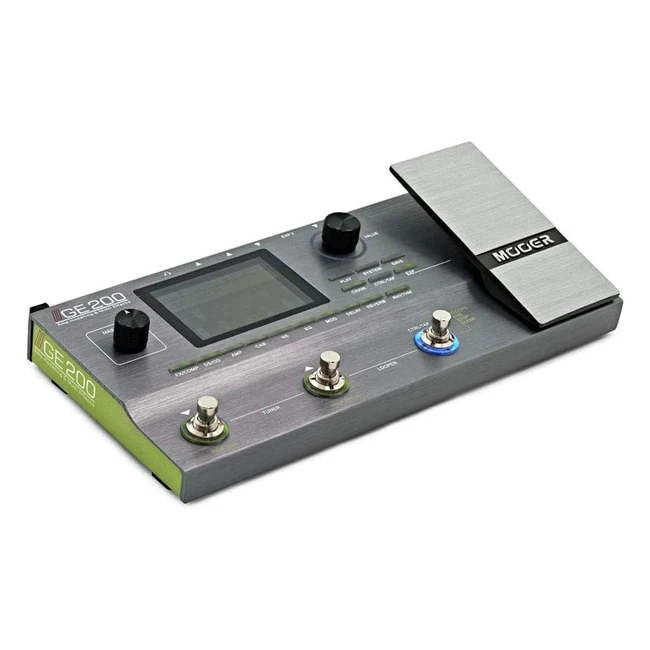Pedal de Efectos Mooer GE200 - Amplificación, Pantallas y Efectos de Alta Calidad
