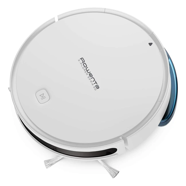 Aspirateur Robot Rowenta Xplorer Serie 50 - Navigation Methodique - Kit Animal Allergie - Wifi App - RR7387WH