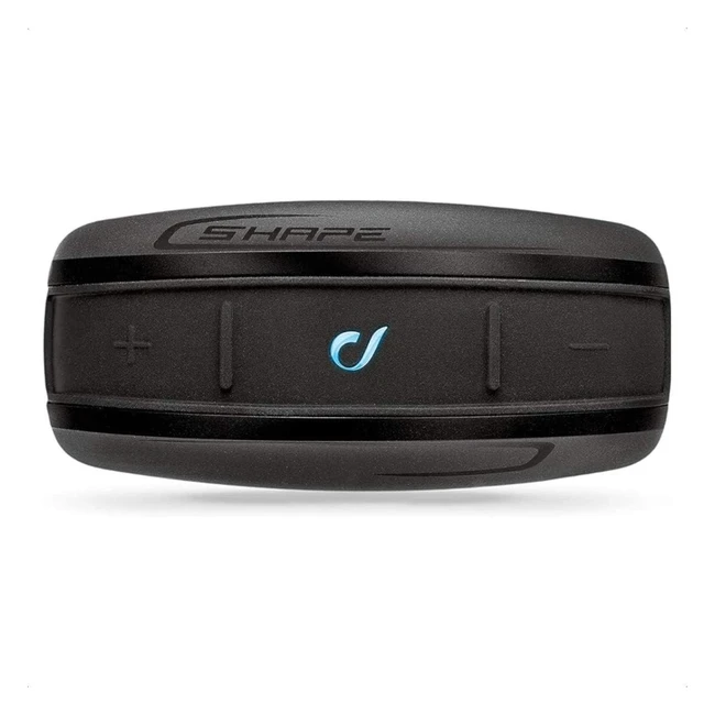 Interphone Shape - Auriculares Bluetooth Intercom para Motocicletas - Autonomía de 12 horas - Impermeable IP67