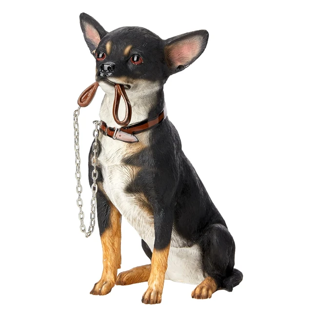 LP41667 Sitting Walkies Black Chihuahua H19cm - Realistic Design, Perfect Gift
