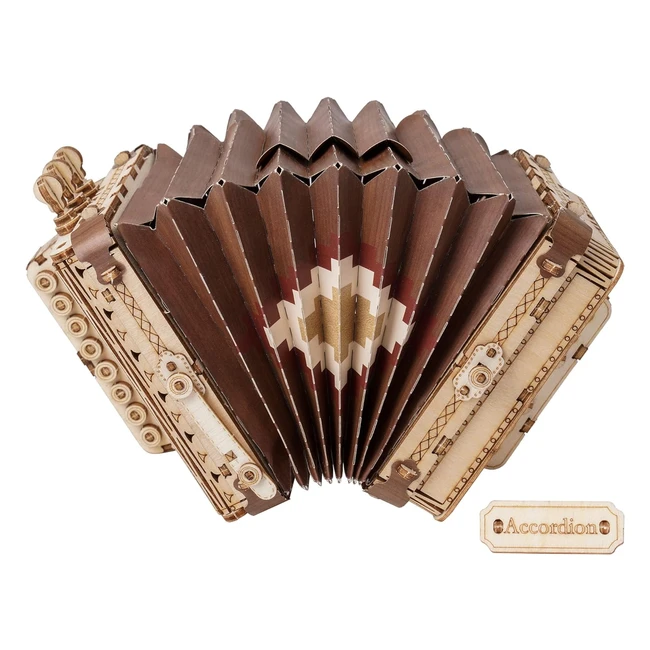 Kit de Modelo de Madera en Miniatura 3D para Construir Rompecabezas - Robotime