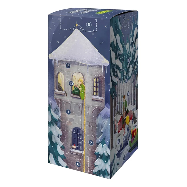 Rapunzel Adventskalender - Beliebte Süßigkeiten - Originalgröße - Türchen 24: Nirwana Milchschokolade mit Pralinenfüllung
