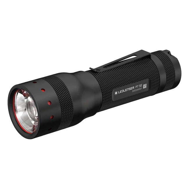 LED Lenser P7 SE Battery Operated LED Torch - Super Bright Flashlight with Strobe Feature - Powerful 500 Lumens