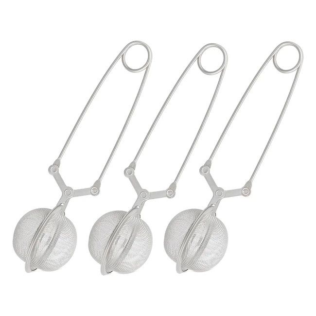 Lot de 3 boules  th en vrac Relaxdays - Infuseurs en inox pour tasses et ver