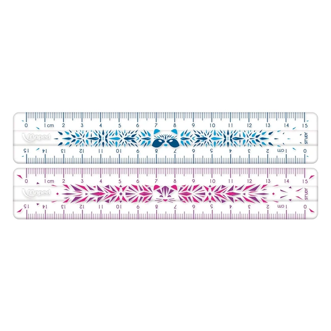 Righello Maped 245301 resistente agli urti - Study Fancy 15 cm