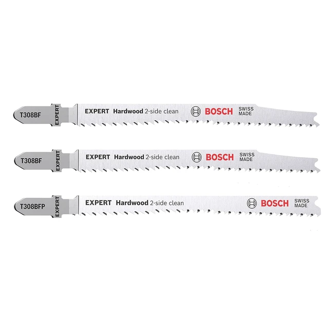 Bosch Profesional Set de Hojas de Sierra de Calar Expert Hardwood 2Side Clean - ¡Cortes más limpios y precisos!