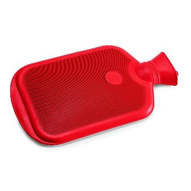 Bolsa de Agua Caliente - Calor Duradero - Tapón Hermético - Goma Bilaminada