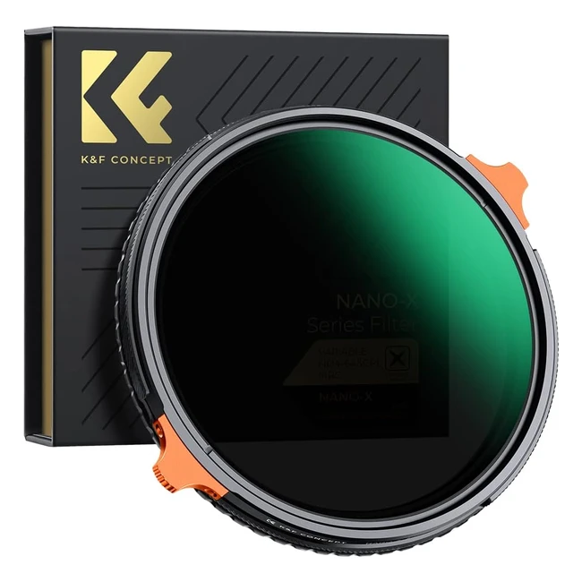 KF Concept 72mm Variable ND464 CPL Filter - Reduce Light  Manage Reflections - 