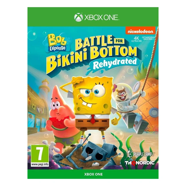 Bob lponge Bataille pour Bikini Bottom Rehydrated - Xbox One