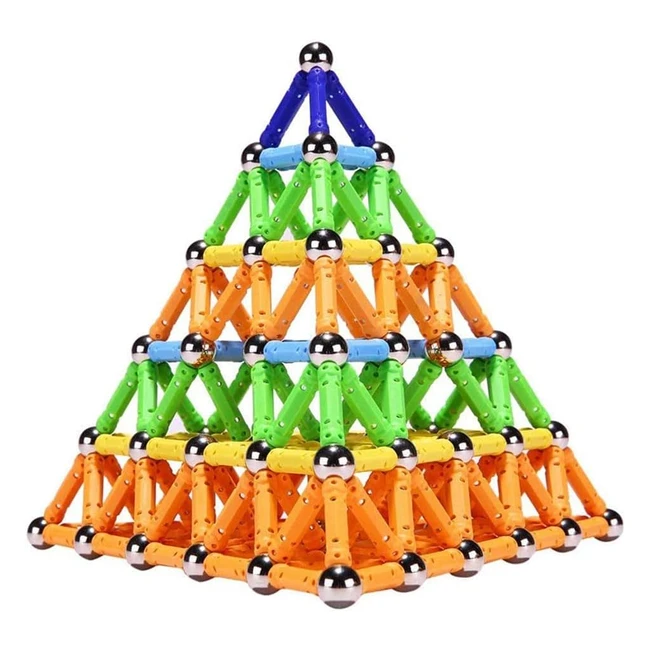 ocensmice 308 Magnetic Sticks Toys - STEM Educational Building Blocks for Kids