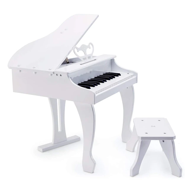 Pianoforte Hape Deluxe Bianco con 30 tasti - Giocattolo musicale per bambini