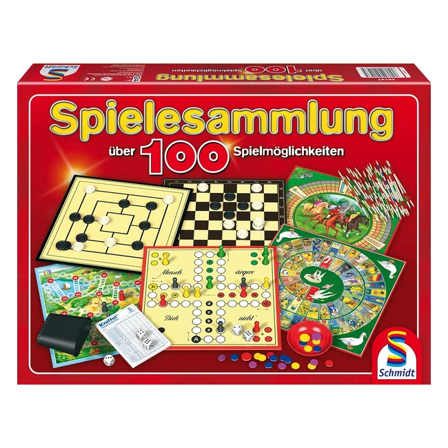 Schmidt Spiele 49147 Spielesammlung mit ber 100 Spielmglichkeiten