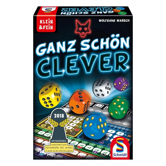 Schmidt Spiele 49340 Ganz schön clever Würfelspiel - Klein, fein, bunt!