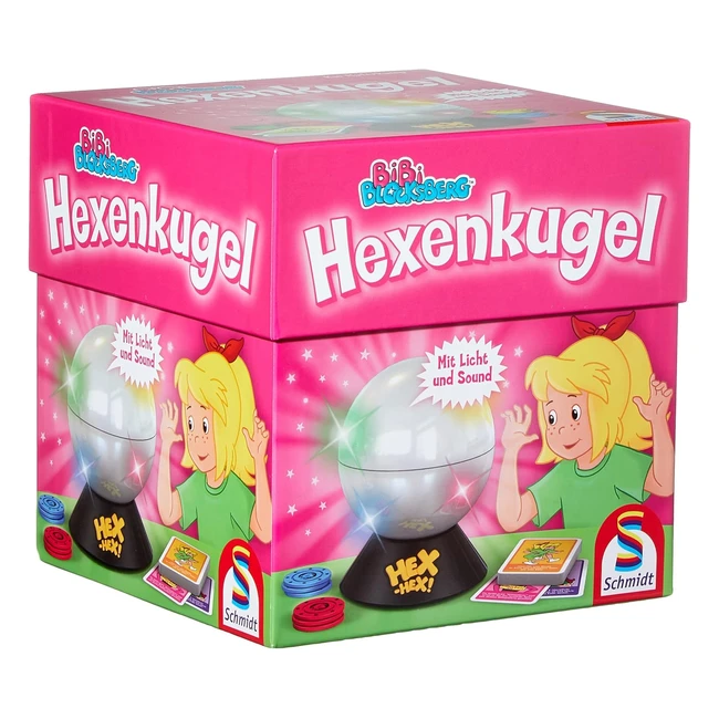 Schmidt Spiele 40458 Bibi Blocksberg Hexenballspiel für Kinder - Mit Licht- und Soundeffekten