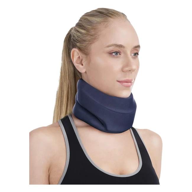 Bandage de cou pour douleurs - Collier cervical semi-rigide pour cervicales douloureuses - Soulagement de la pression - Pour femme et homme