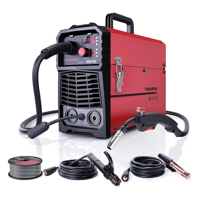ArcCaptain MIG MAG Schutzgasschweigert IGBT 140A AC230V 5in1 Kombinations-Sc