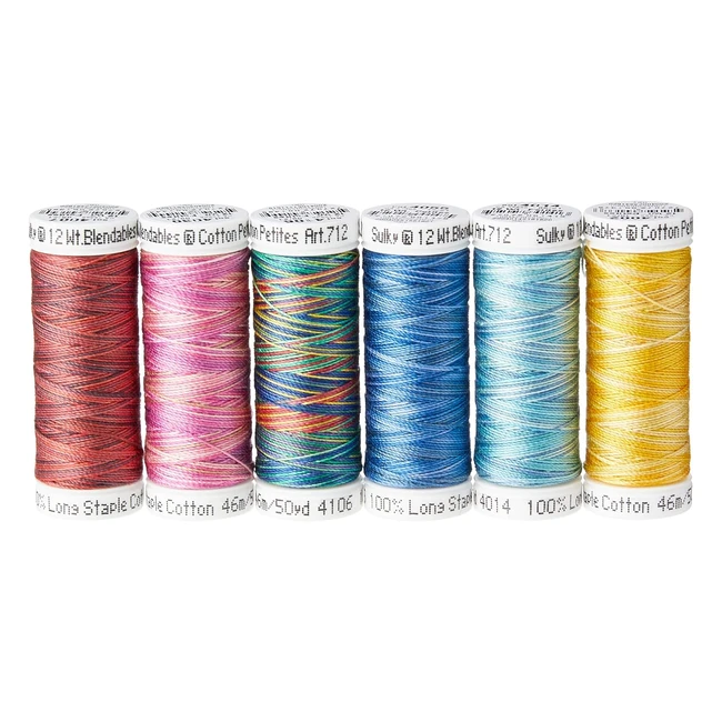 Sulky Cotone Sampler 12wt Cotton Petites - Assortimento Popolare 274 Unit