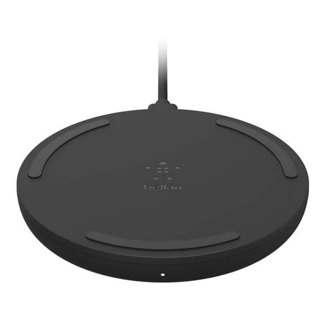 Belkin BoostCharge 10W Wireless Charger - Schnellladegerät für iPhone oder Geräte von Samsung und Google - Schwarz