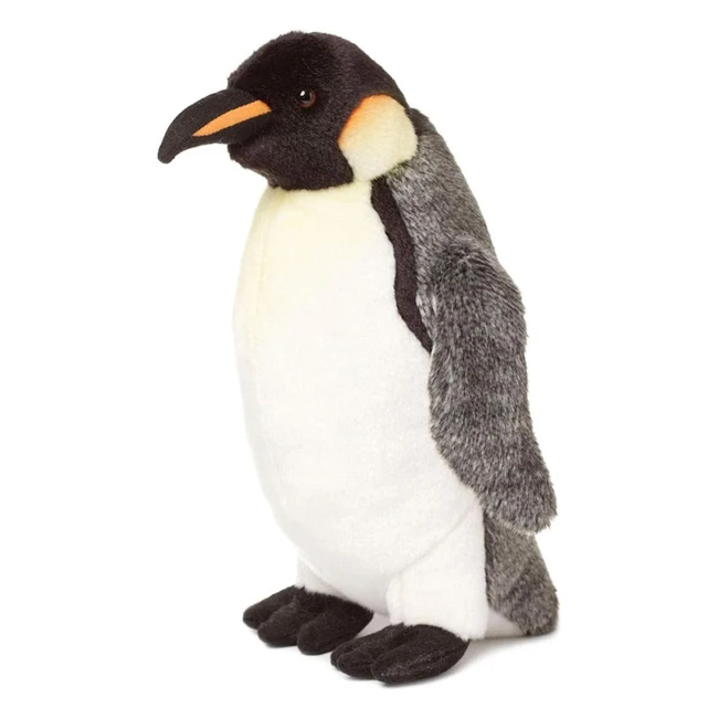 Peluche Pingüino Emperador WWF - Diseño Realista - 33 cm - Suave - Multicolor