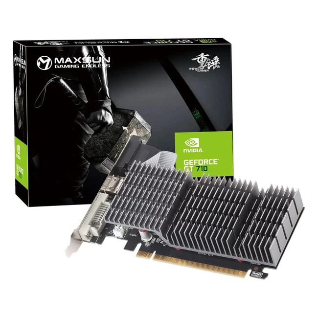 Carte graphique externe GeForce GT 710 2 Go - Maxsun