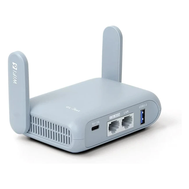 Routeur WiFi 6 GLMT3000 Beryl AX - Vitesse WiFi AX3000 - Répéteur VPN en cascade - Port WAN 25G