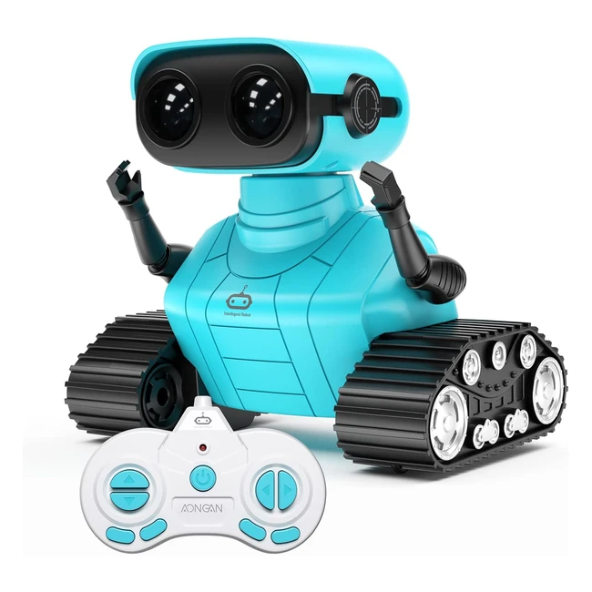 Aongan RC Robot Toys - Rechargeable Robot Toys for Kids - Dancing, Singing, Music, LED Eyes - Demo Birthday Toy Gifts - Ages 3-9