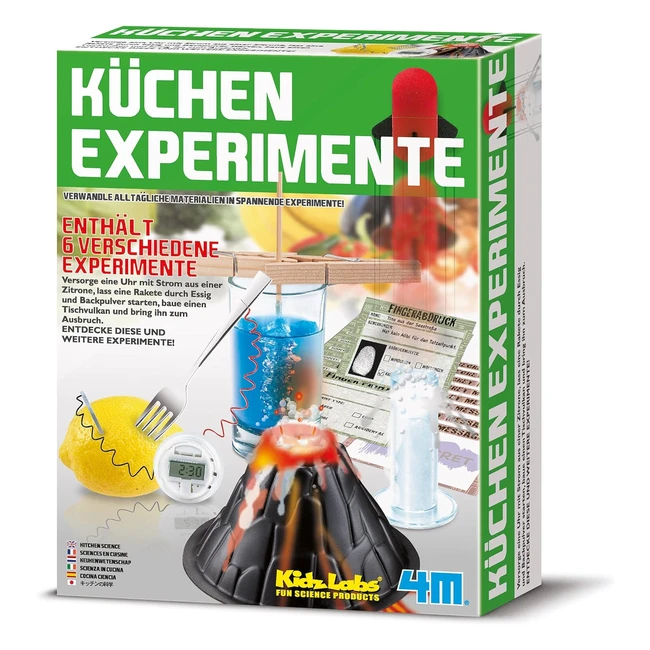 Kit scientifique 4m 68154 pour expériences de cuisine