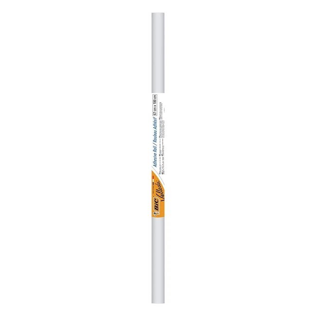 BIC Velleda Dry Wipe Roll 100x200cm - Stick Anywhere, Easy Transport