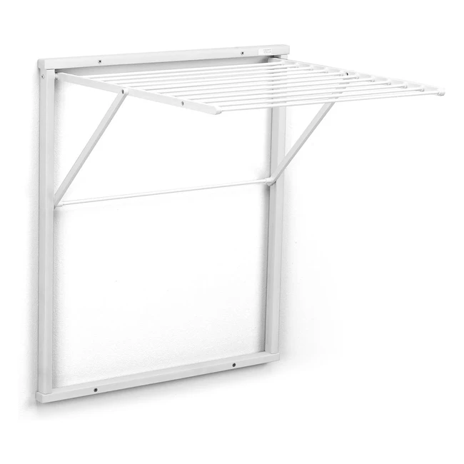 Stendibiancheria da muro Kledy laccato bianco - Arredamenti Italia